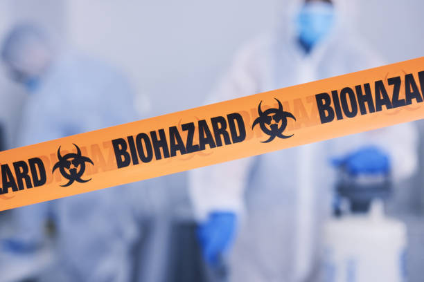 Professional Infectious Disease Decontamination technician working in Paterson, NJ